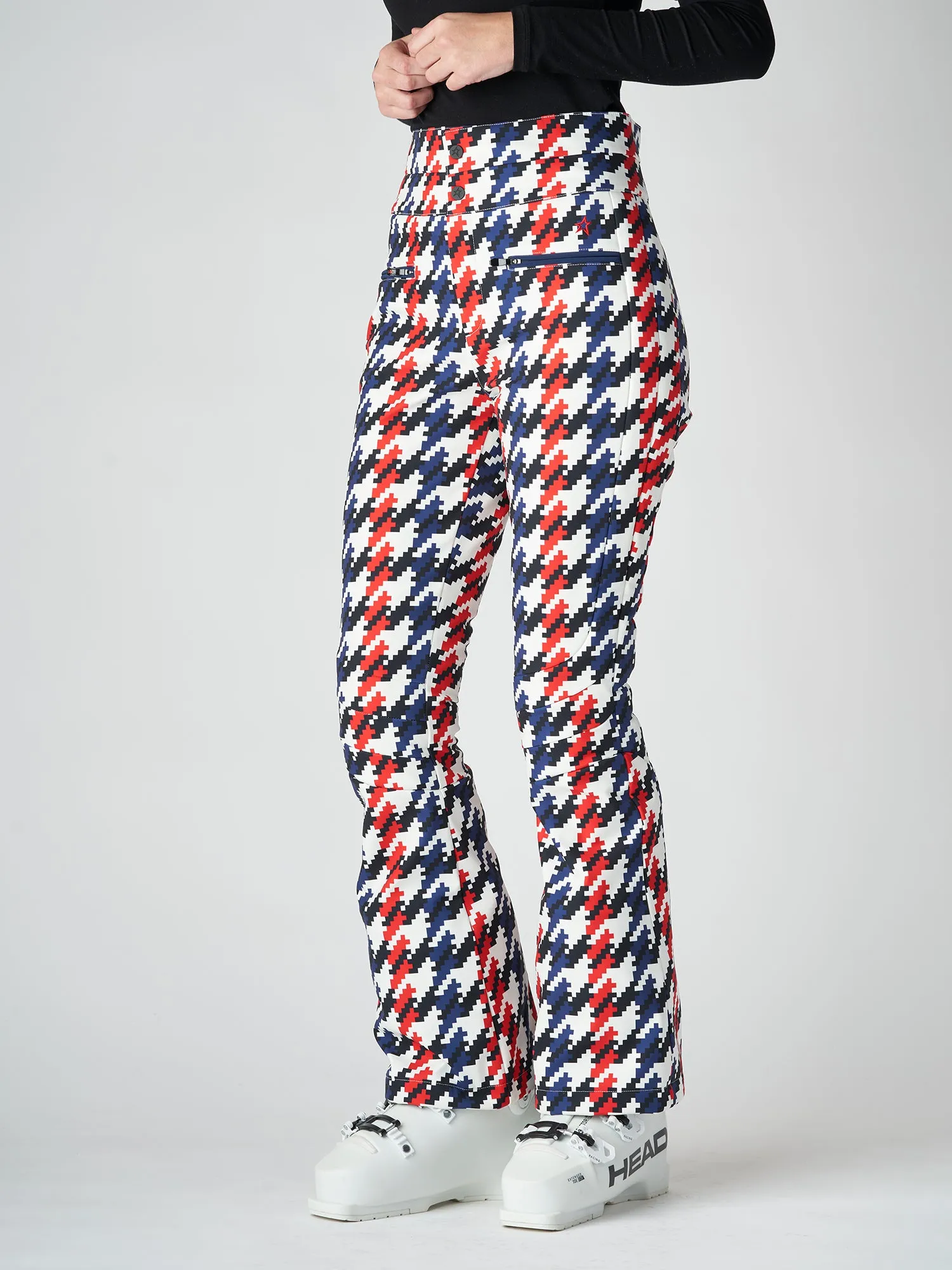 Aurora Houndstooth Stretch Ski Pant