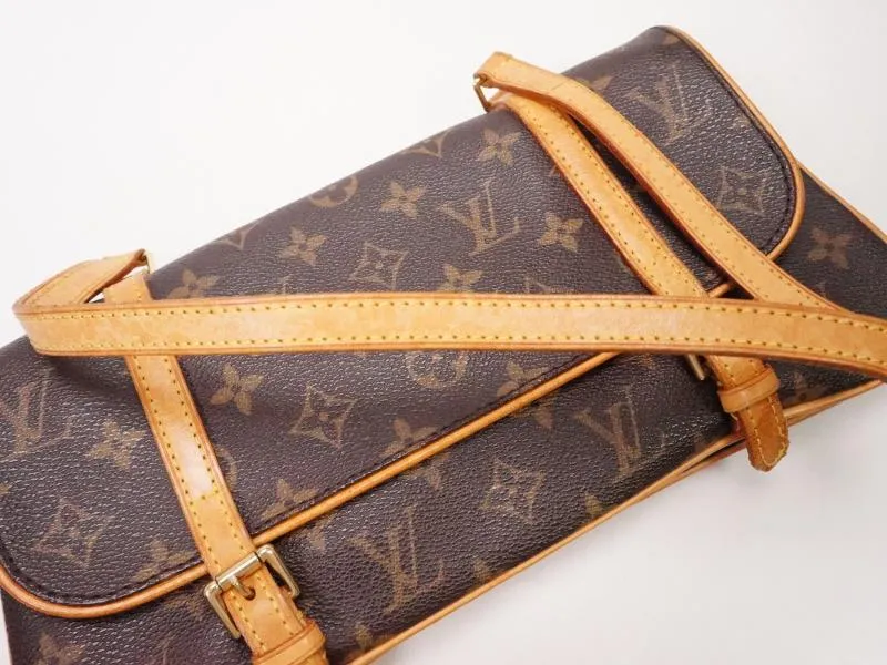 Authentic Pre-owned Louis Vuitton LV Monogram Marelle Compartment Shoulder Bag M51157 142822