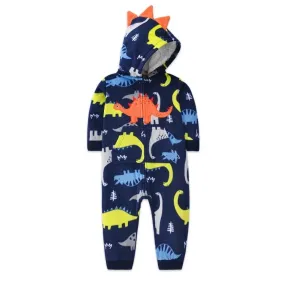 Baby Boys Onesie 6-18M Dinosaur Spring Rompers