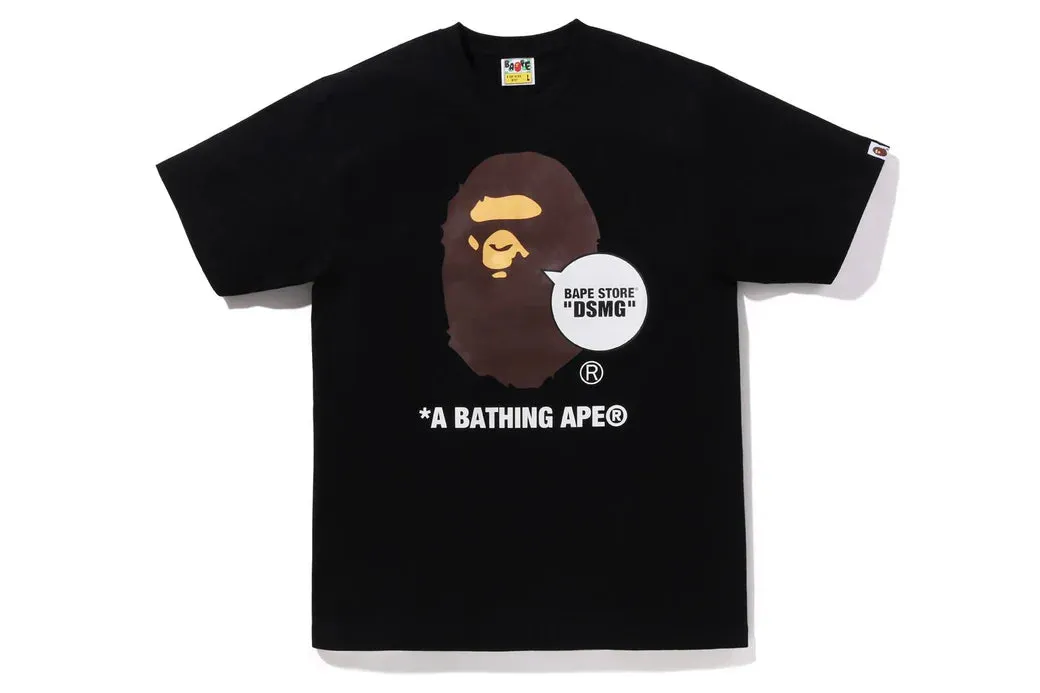 Bape x Dover Street Market DSMG Ape Head Tee 'Black'