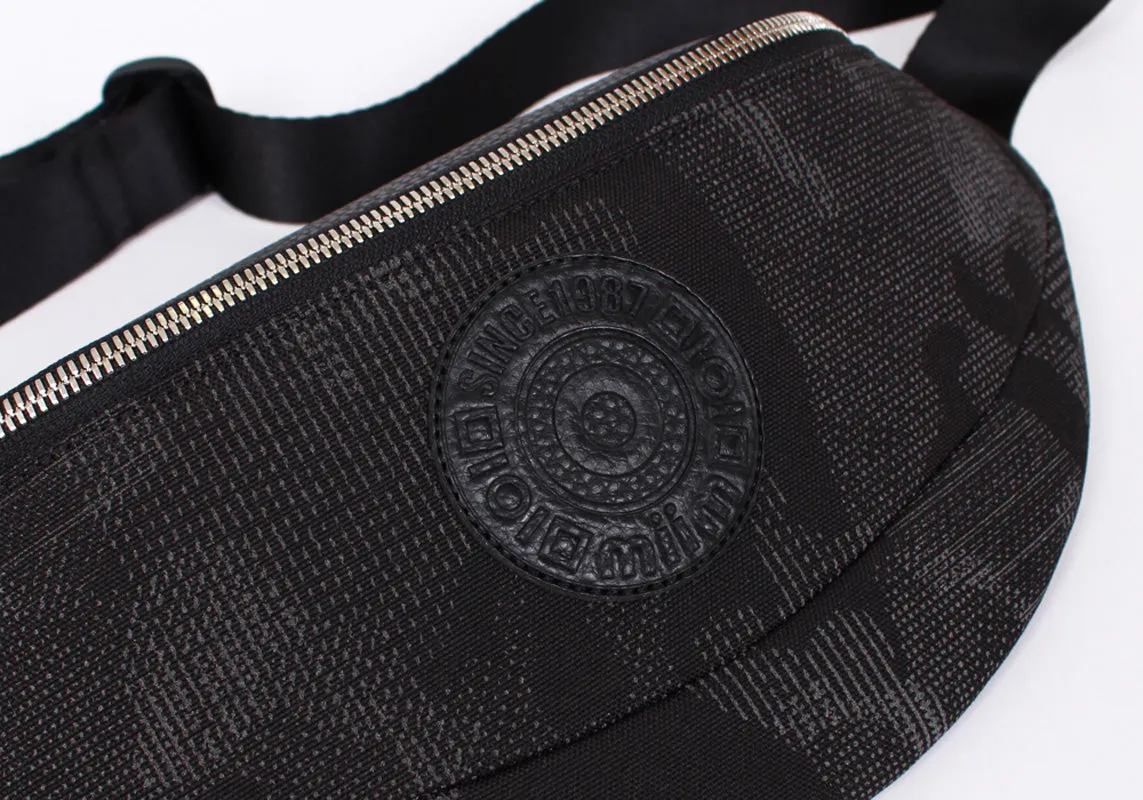 beat sling fanny pack black