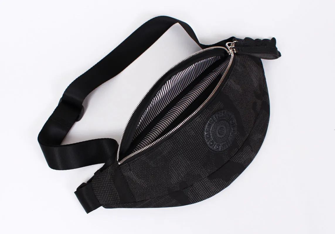 beat sling fanny pack black