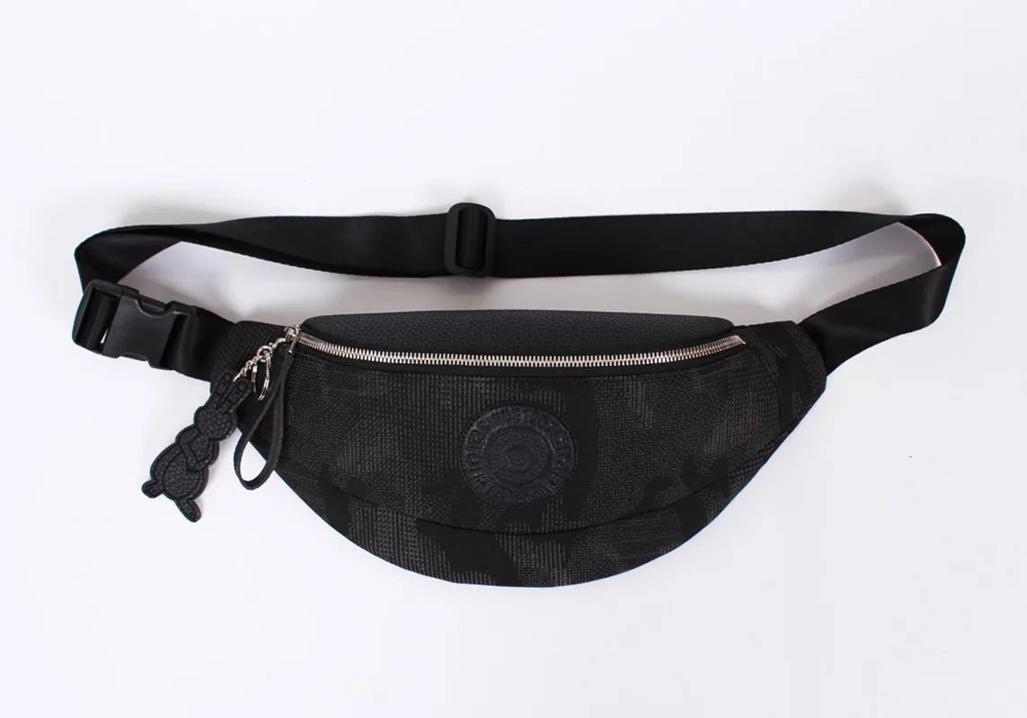 beat sling fanny pack black