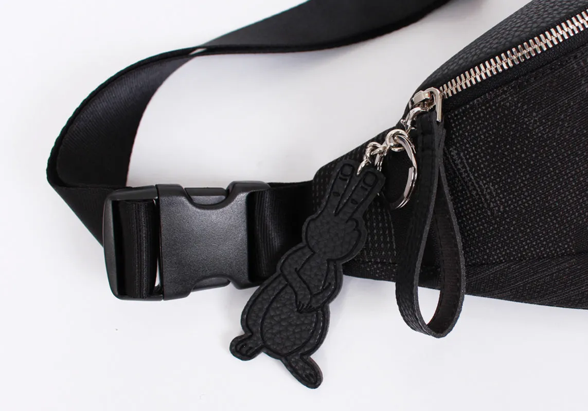 beat sling fanny pack black