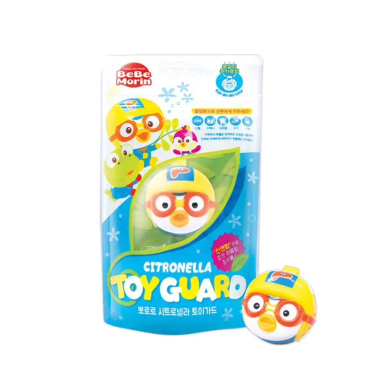 BeBe Morin Pororo Citronella Toy Guard Mosquito Repellent Kids Summer