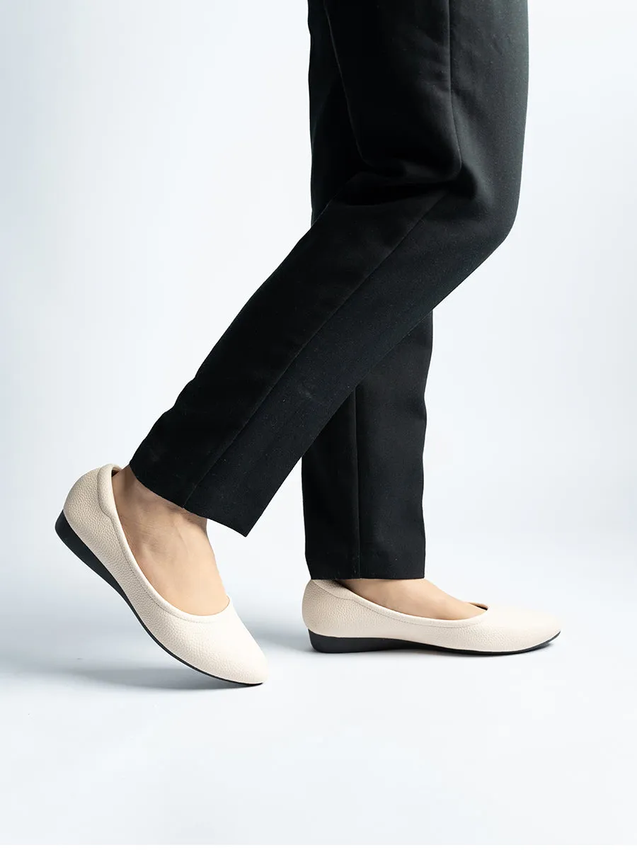 Benny Action Leather Flats