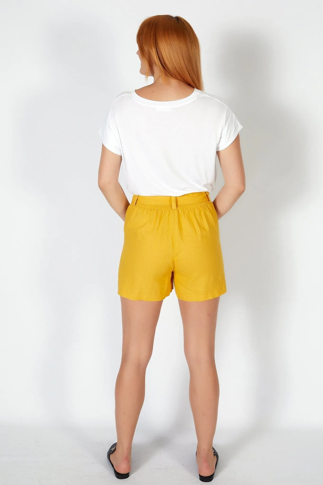 Betty Basics Tyler Short in Sunflower