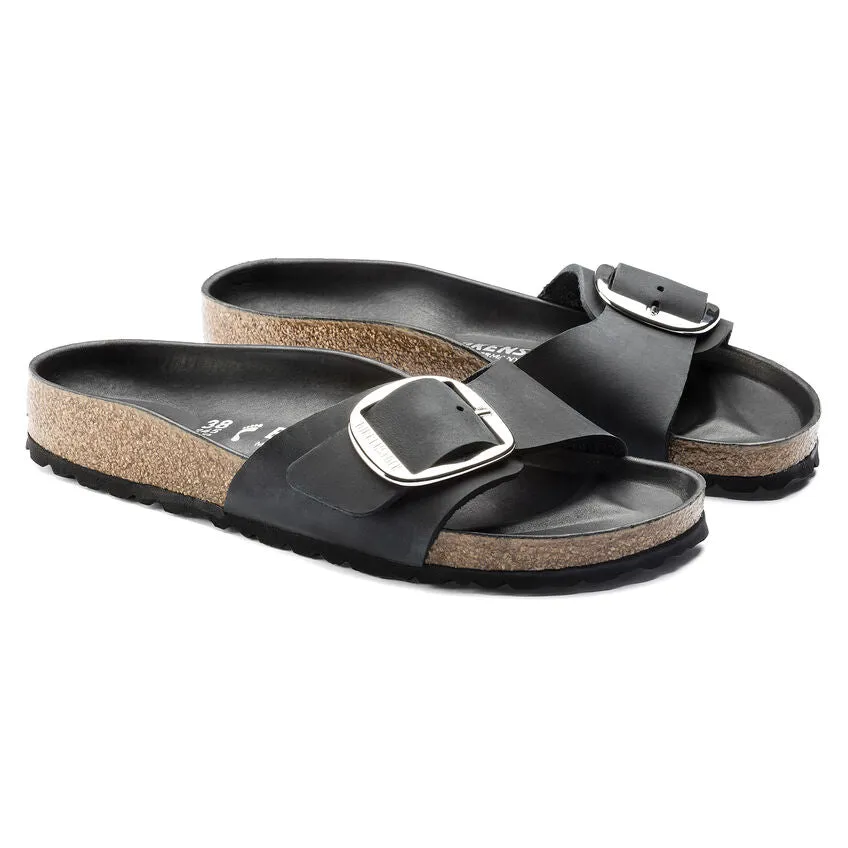 Birkenstock Madrid Black Big Buckel       