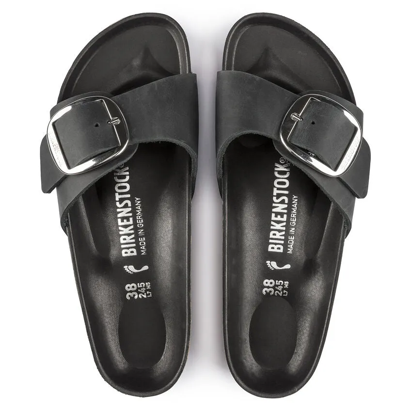 Birkenstock Madrid Black Big Buckel       