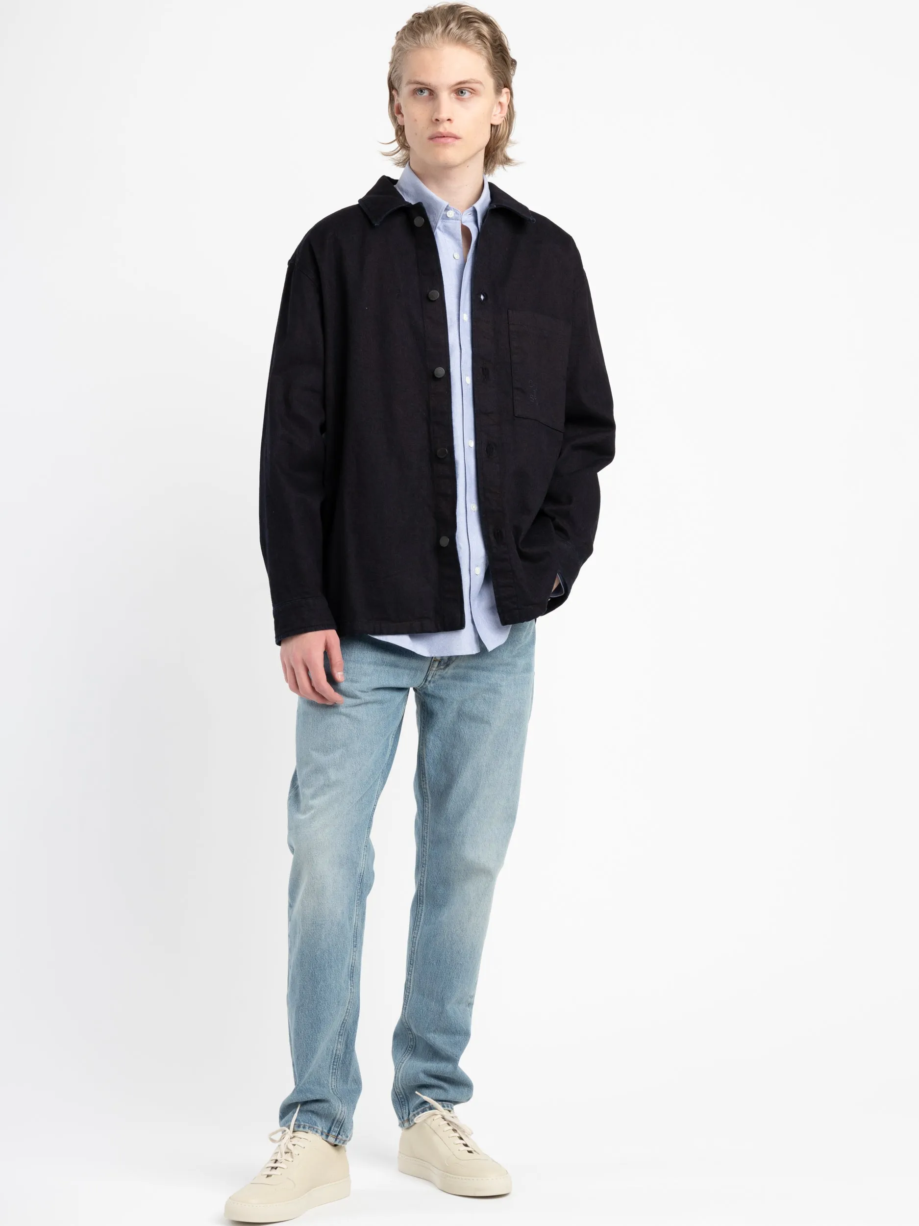 Black Denim Overshirt