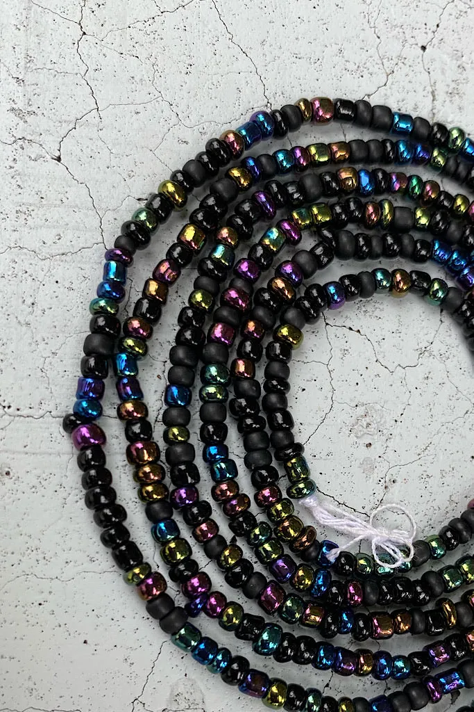 Black is Beautiful Tie On Waist Beads