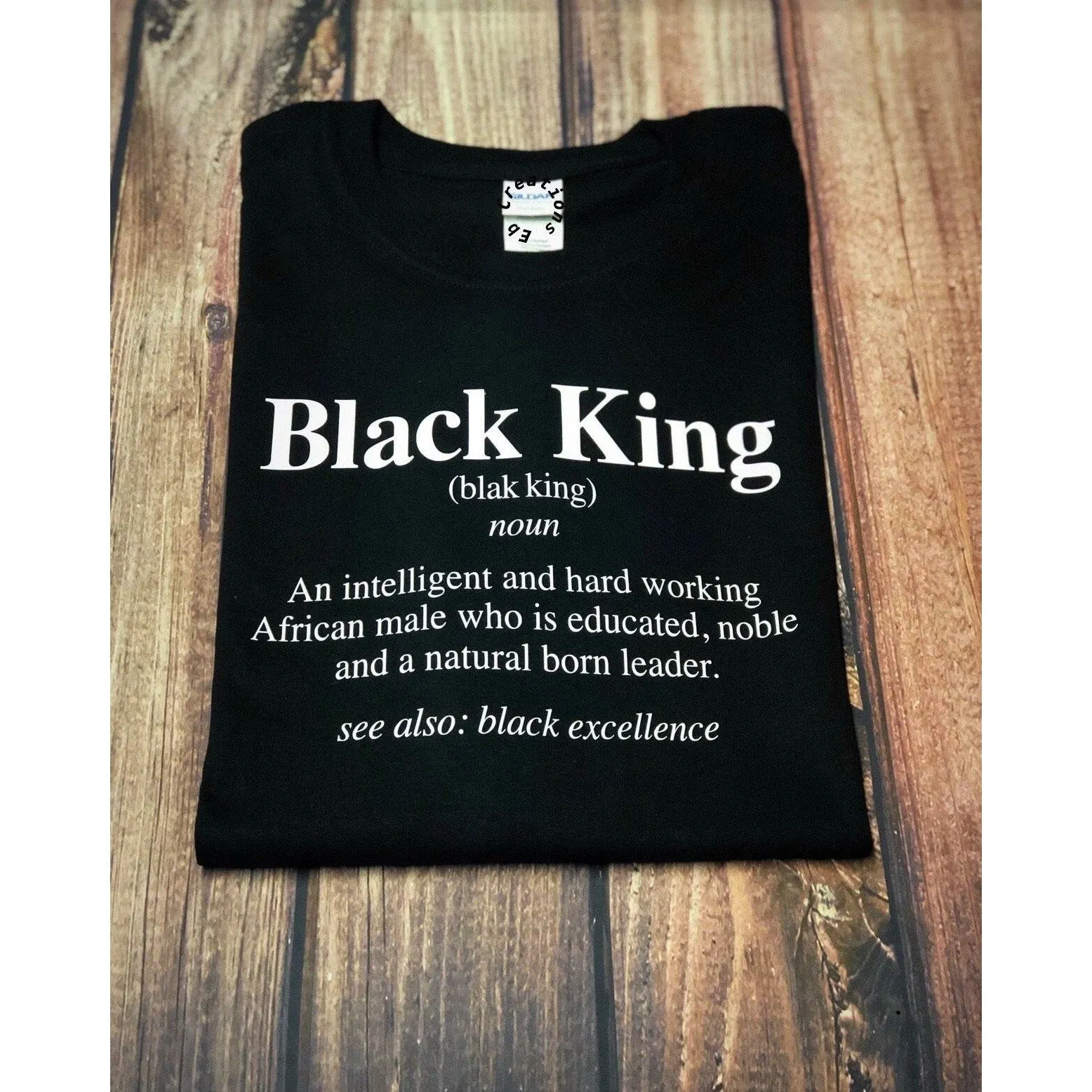 Black King Definition T-shirt