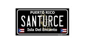 Black Santurce Vinyl Decals