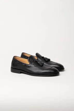 Black Tassel Loafers