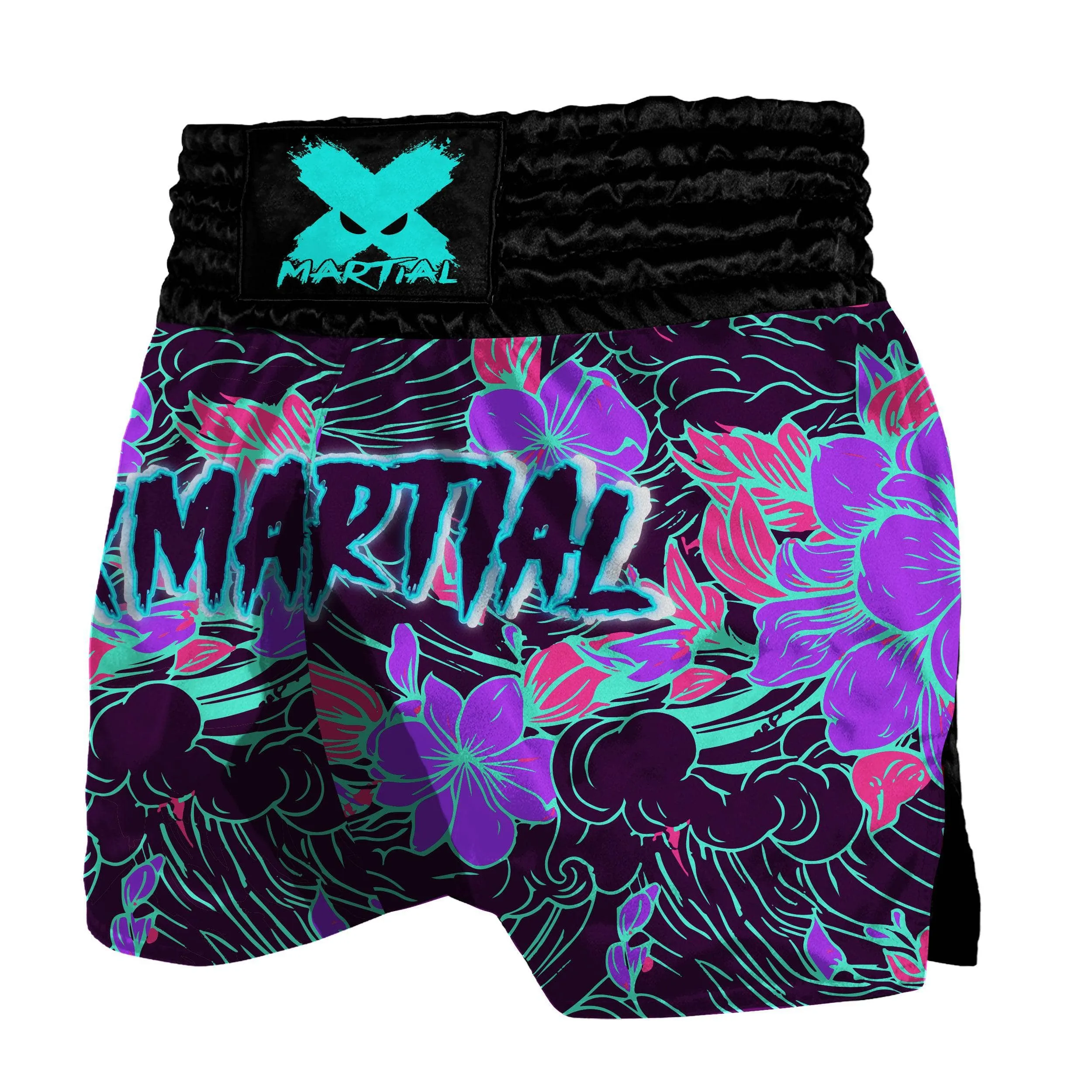 Blossom Wave Muay Thai Shorts