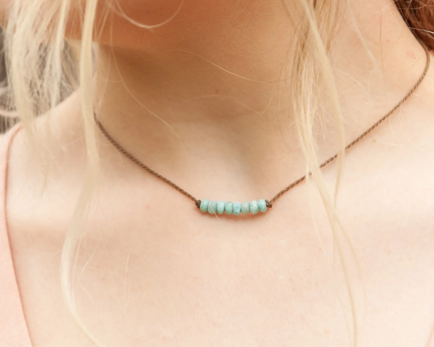 Bohemian Necklace - Larimar