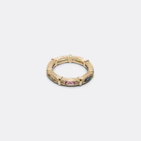 Bound Oak Eternity Ring - 9K Gold