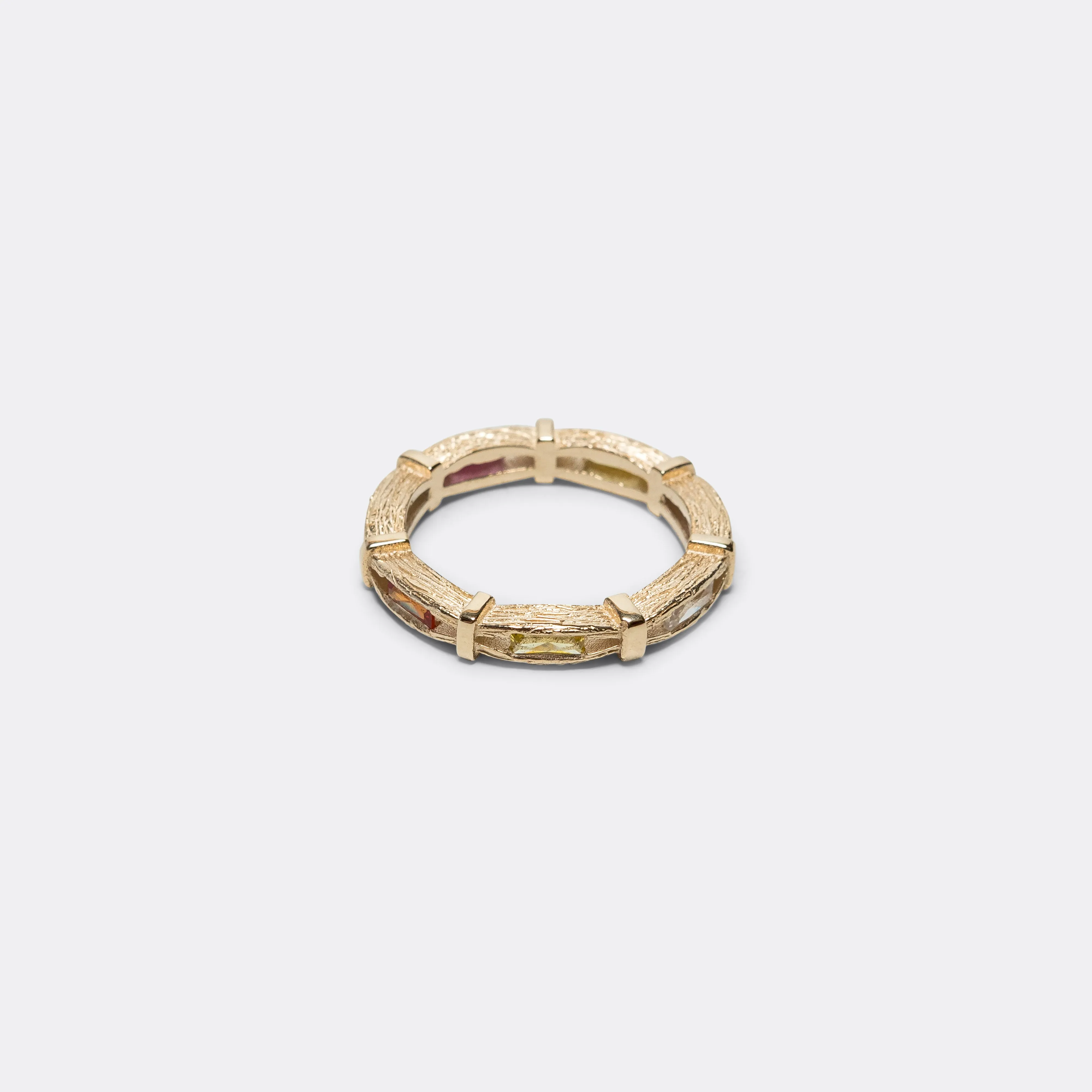 Bound Oak Eternity Ring - 9K Gold