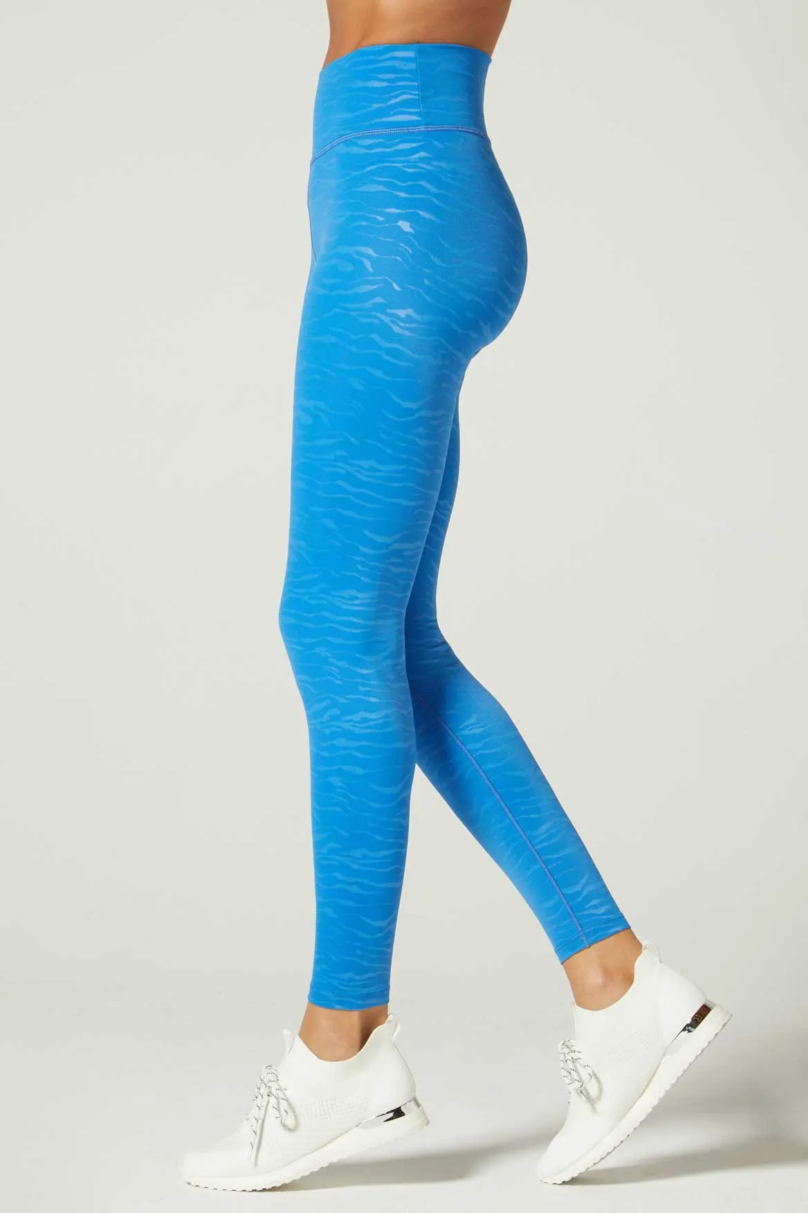 Bowie Legging Tiger Emboss Lapis