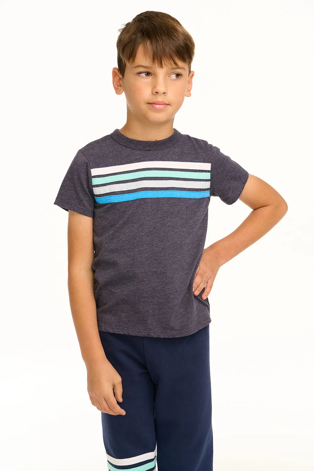 Boy's Recycled Vintage Jersey Coastin' Stripe Tee