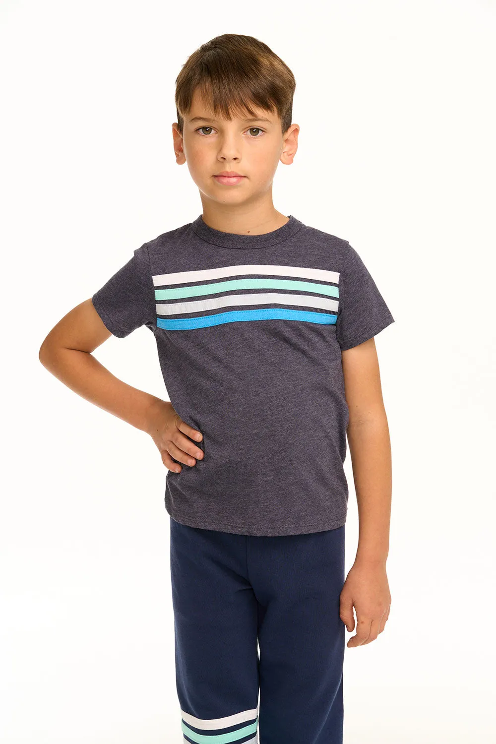 Boy's Recycled Vintage Jersey Coastin' Stripe Tee