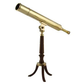 Brass Library Telescope