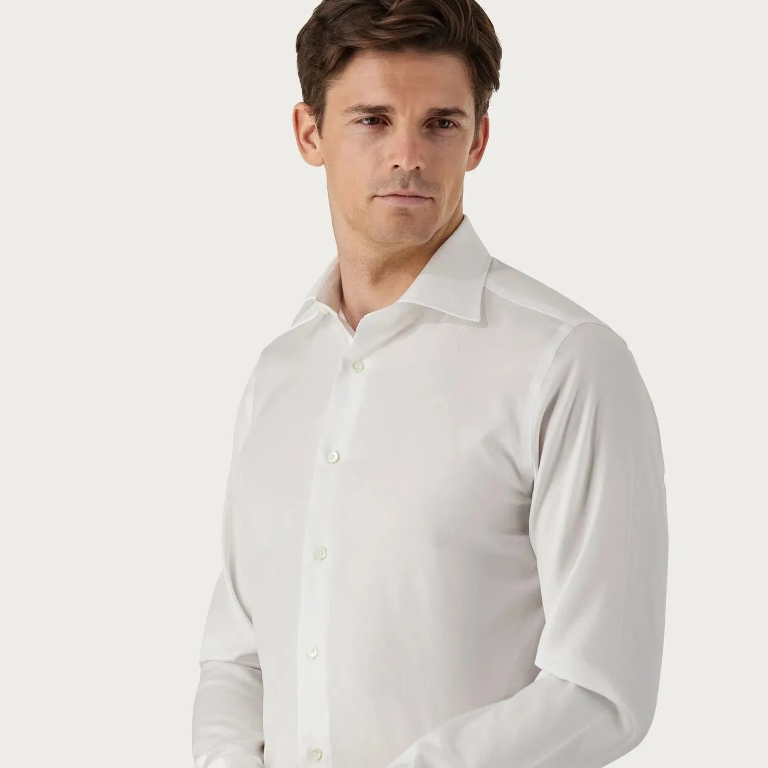 Canali White Impeccable Shirt