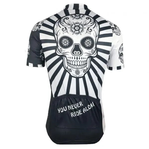 Candy Skull Short Sleeve Jersey Black