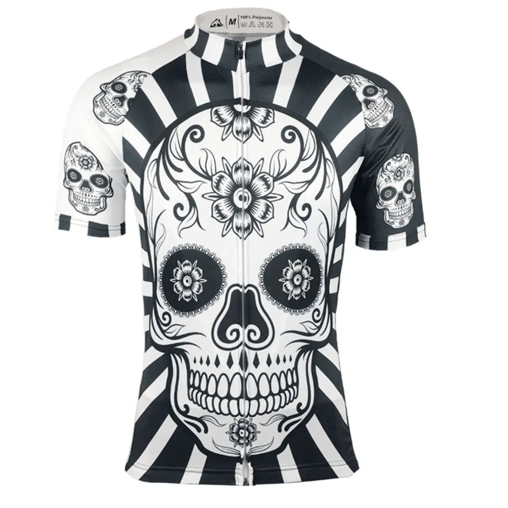 Candy Skull Short Sleeve Jersey Black