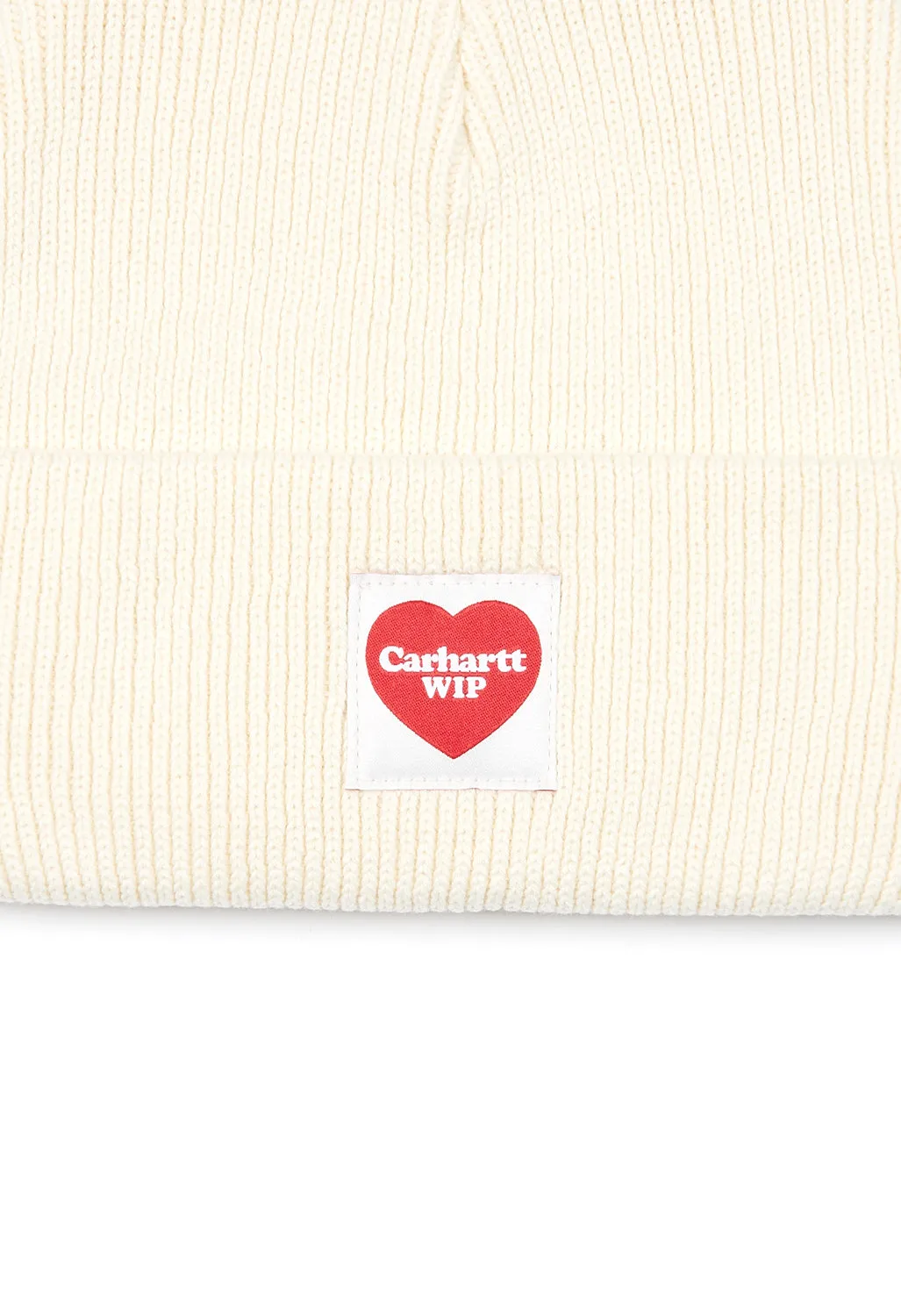 Carhartt WIP Heart Beanie - Natural