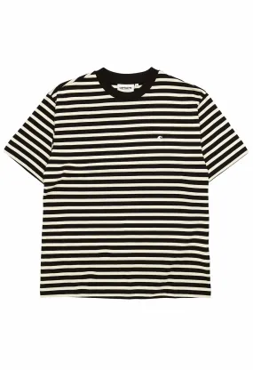 Carhartt WIP Women's Seidler T-Shirt - Seidler Stripe/Black/Salt