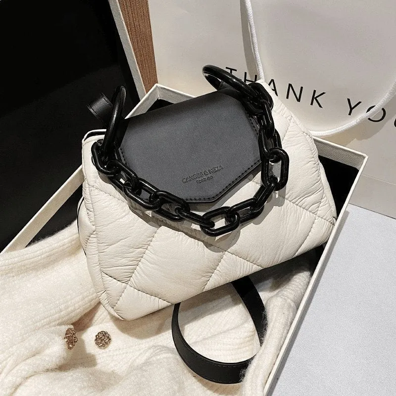 Casual Vintage Rhombus Stitching Fashion Flap Crossbody Bag