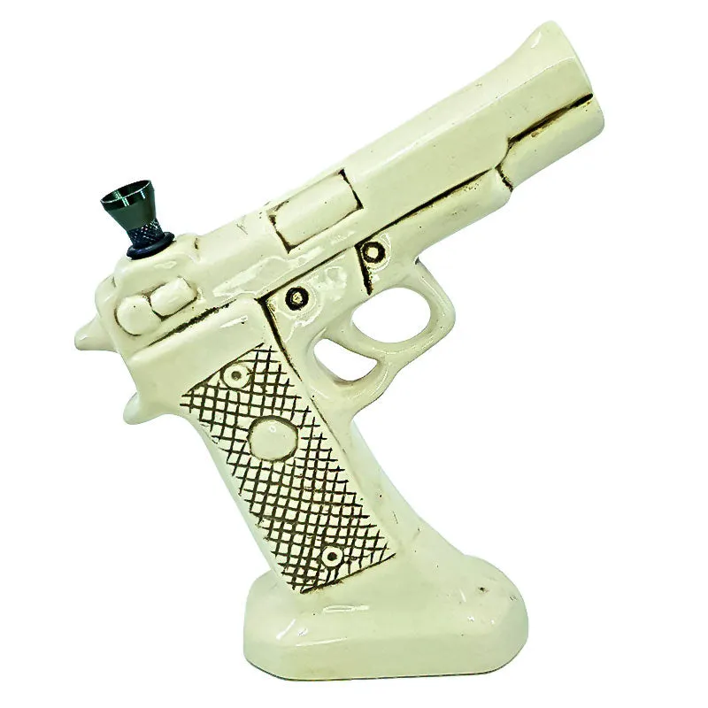 Ceramic Gun Shaped Bong