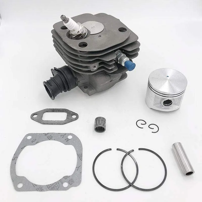 Chainsaw Engine Motor Parts 50mm Cylinder Piston Intake Manifold Decompression Valve Kit For HUSQVARNA 365 371 372 XP 362