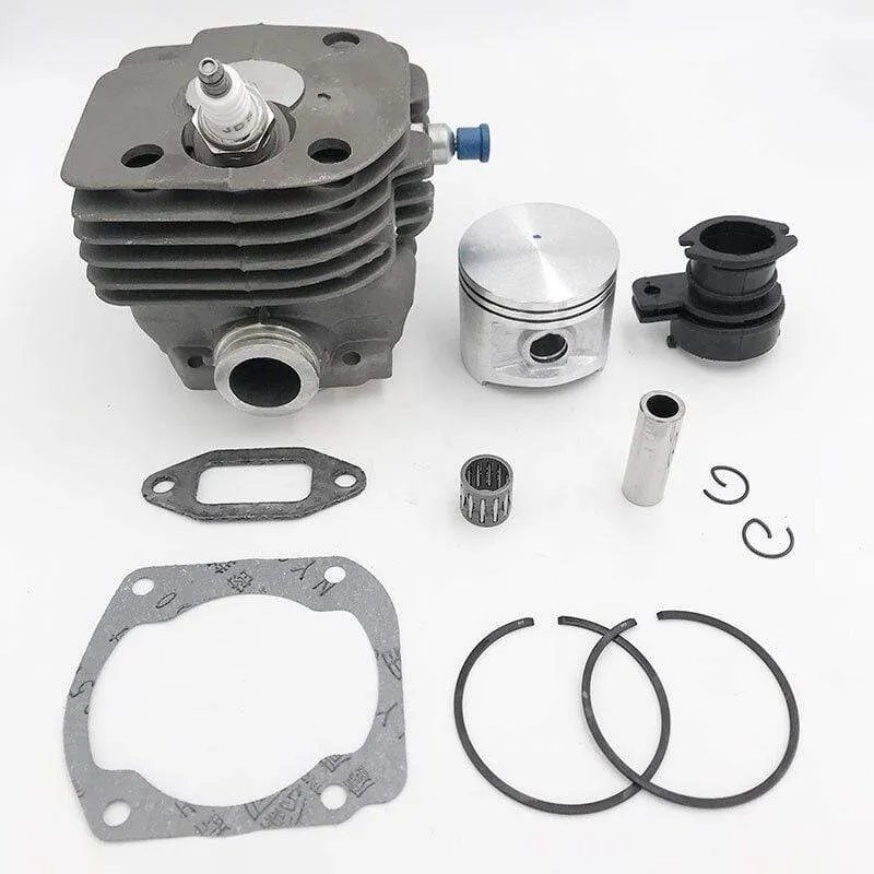 Chainsaw Engine Motor Parts 50mm Cylinder Piston Intake Manifold Decompression Valve Kit For HUSQVARNA 365 371 372 XP 362