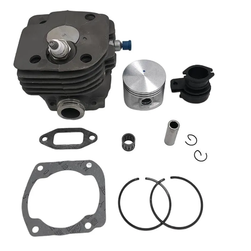 Chainsaw Engine Motor Parts 50mm Cylinder Piston Intake Manifold Decompression Valve Kit For HUSQVARNA 365 371 372 XP 362