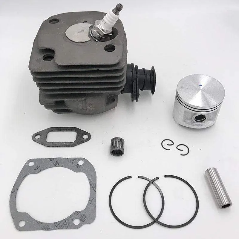 Chainsaw Engine Motor Parts 50mm Cylinder Piston Intake Manifold Decompression Valve Kit For HUSQVARNA 365 371 372 XP 362