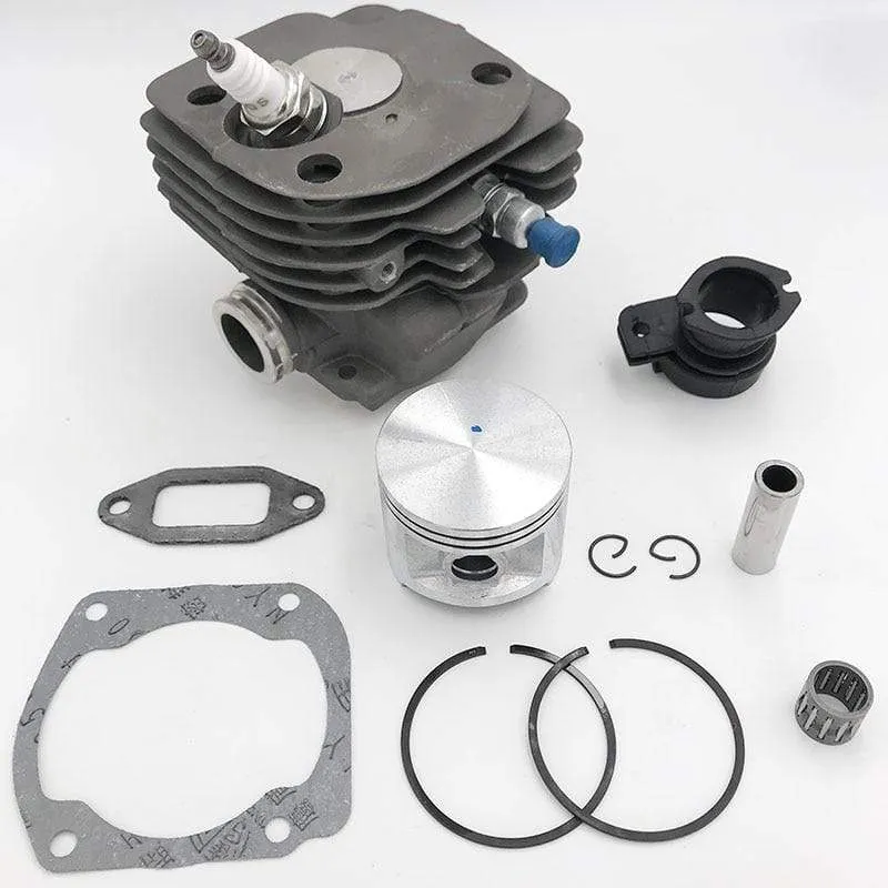 Chainsaw Engine Motor Parts 50mm Cylinder Piston Intake Manifold Decompression Valve Kit For HUSQVARNA 365 371 372 XP 362