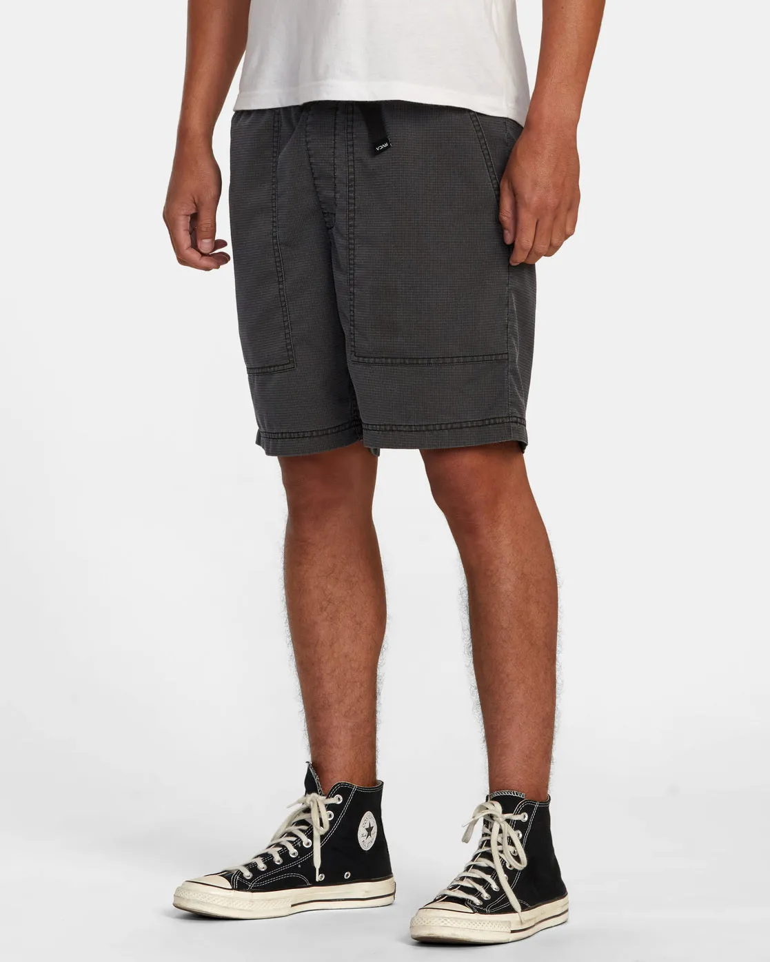 Civic City Elastic Waist Shorts - RVCA Black