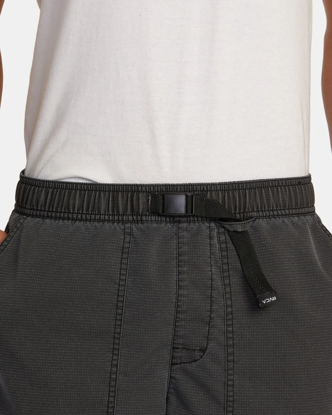 Civic City Elastic Waist Shorts - RVCA Black