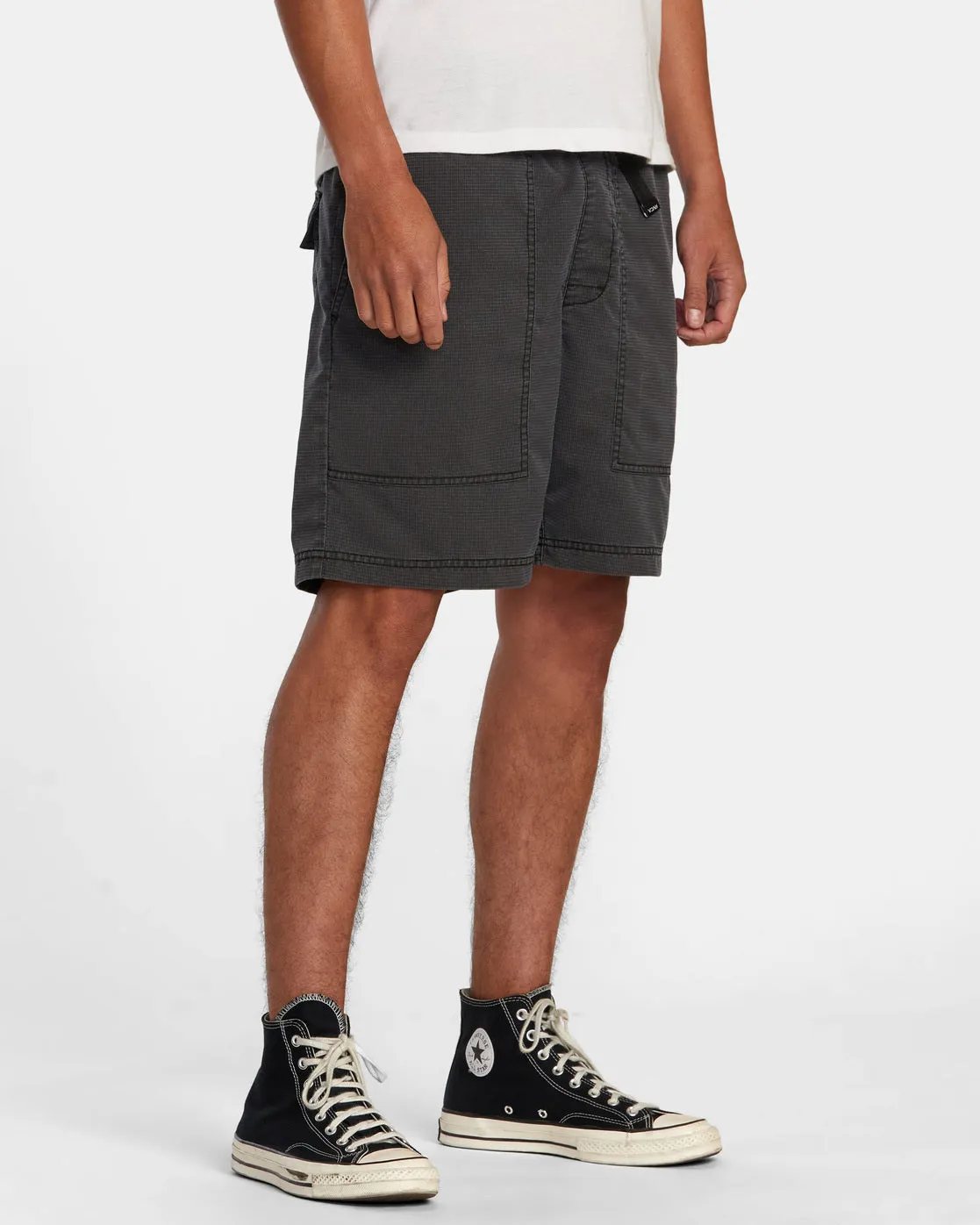 Civic City Elastic Waist Shorts - RVCA Black