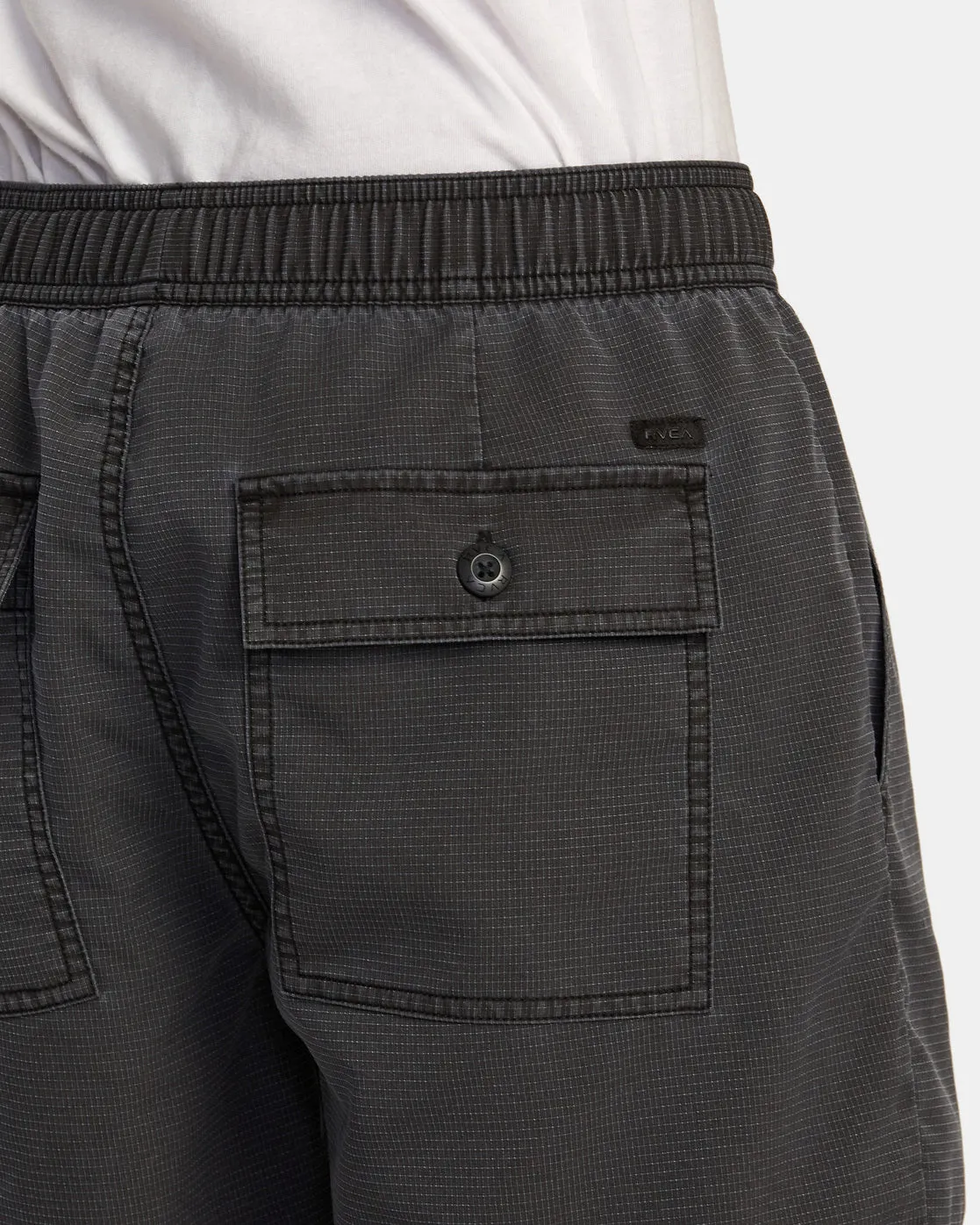 Civic City Elastic Waist Shorts - RVCA Black