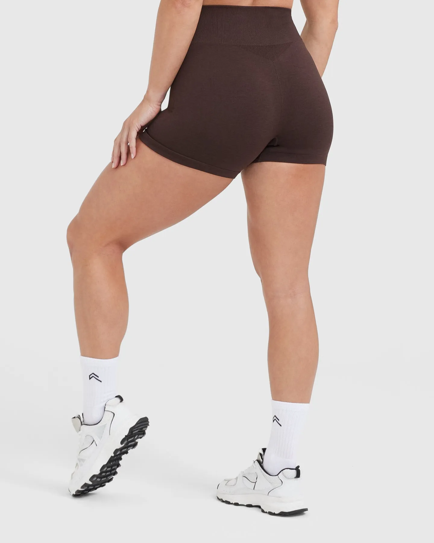 Classic Seamless 2.0 Booty Shorts | 70% Cocoa Marl