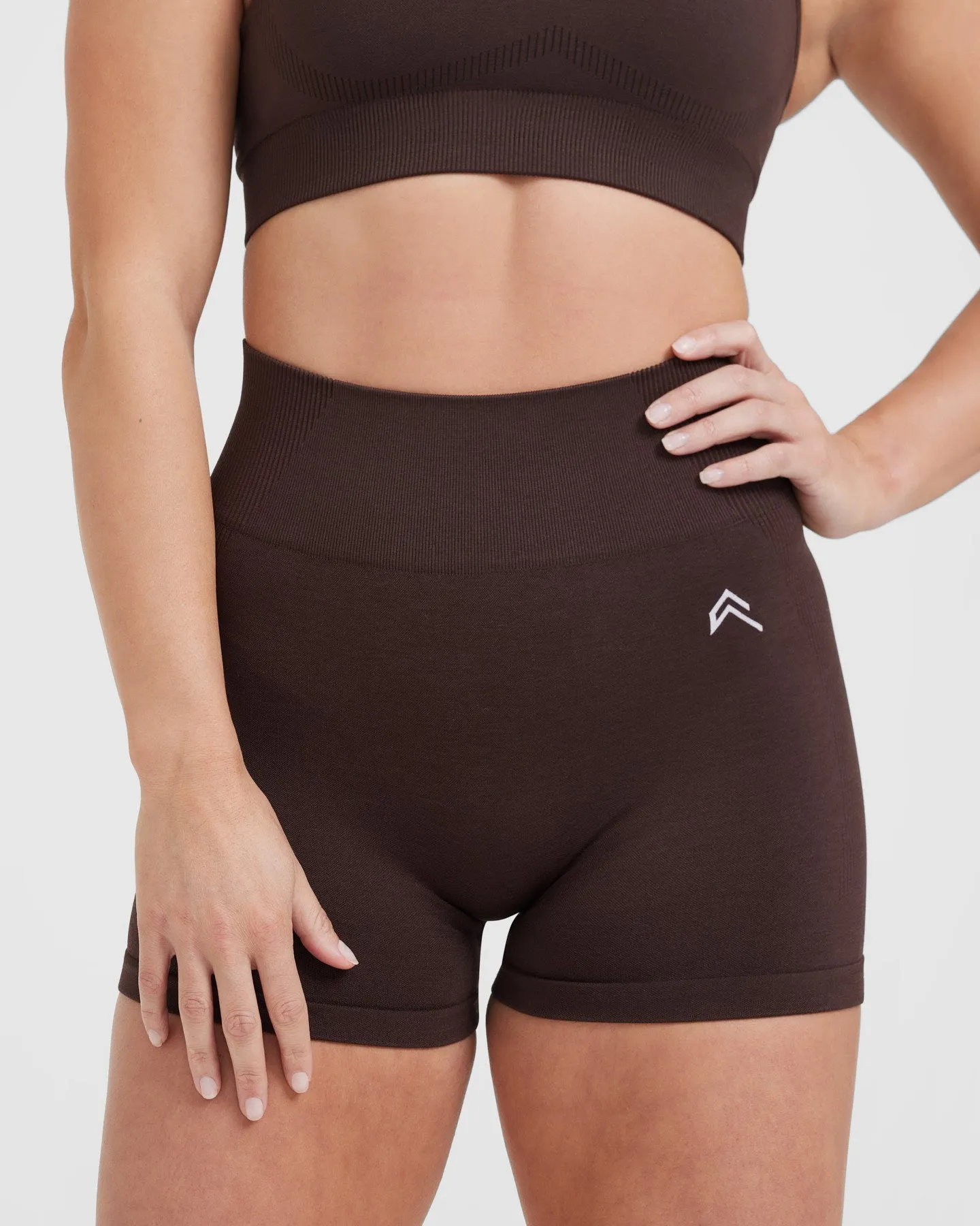 Classic Seamless 2.0 Booty Shorts | 70% Cocoa Marl