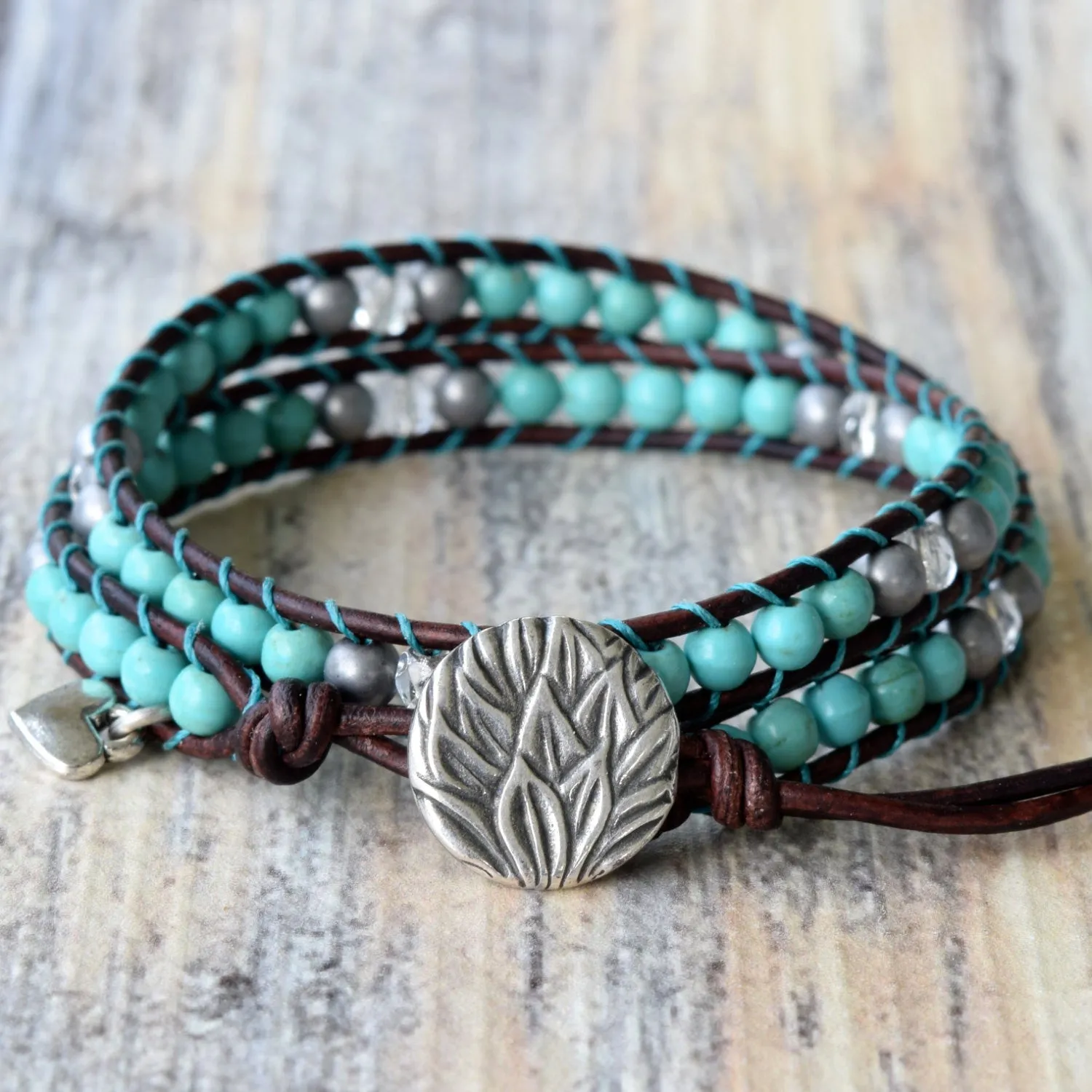 Classic Turquoise Wrap Bracelet