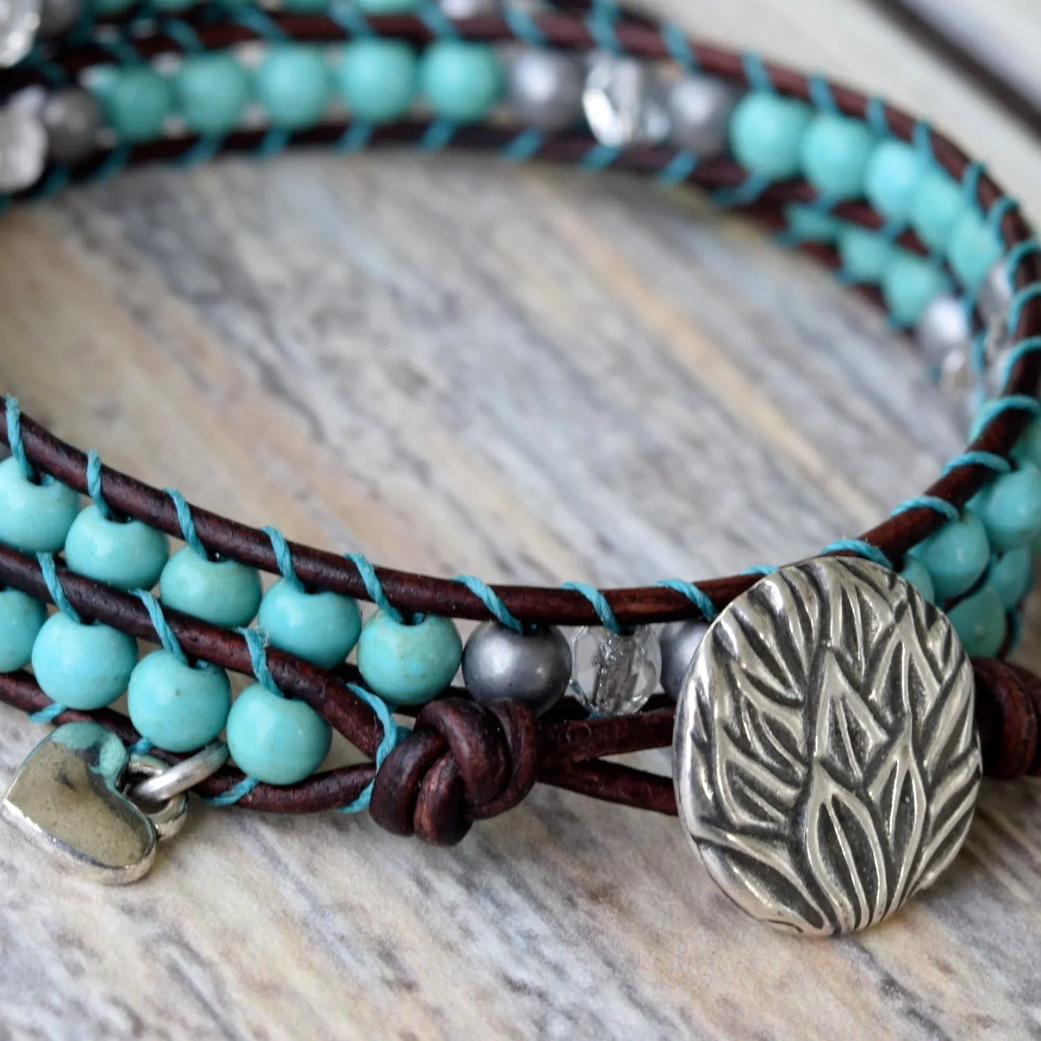 Classic Turquoise Wrap Bracelet