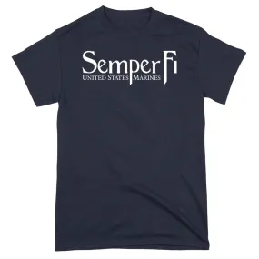 Closeout White Semper Fi Tee