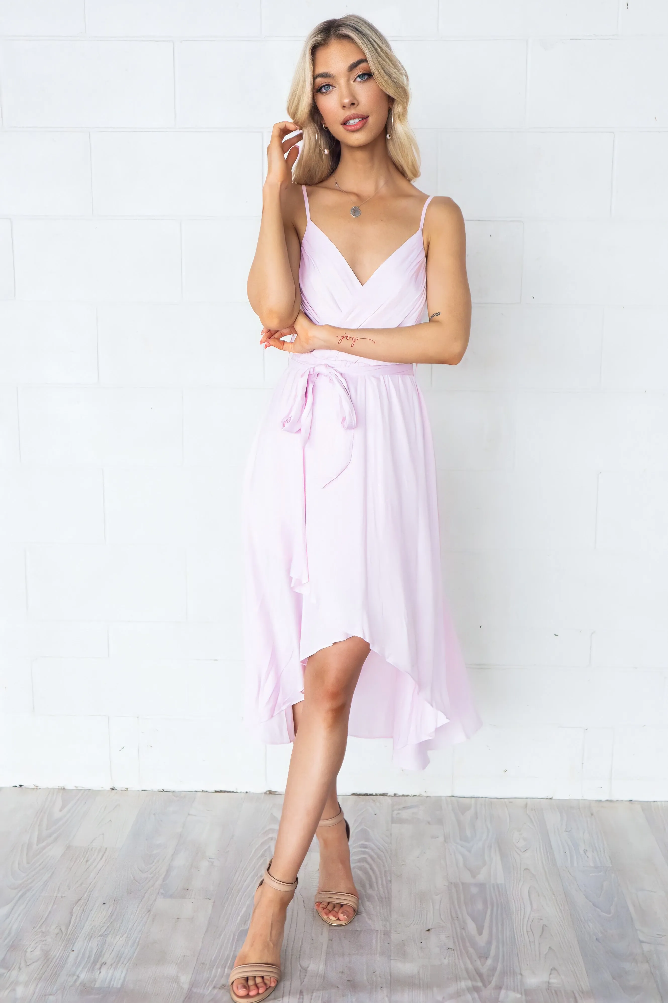 Cloud Nine Dress - Blush Pink