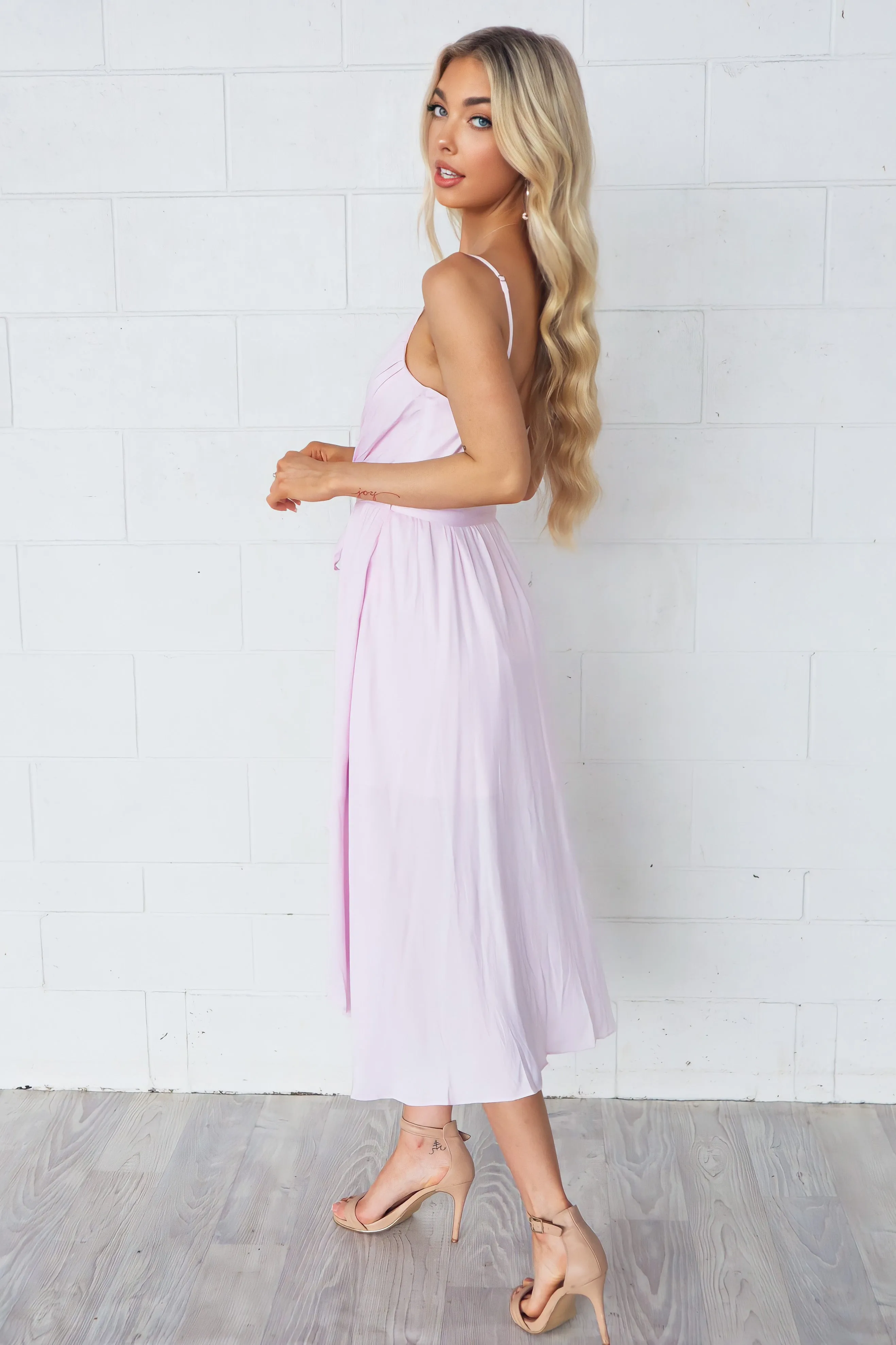 Cloud Nine Dress - Blush Pink