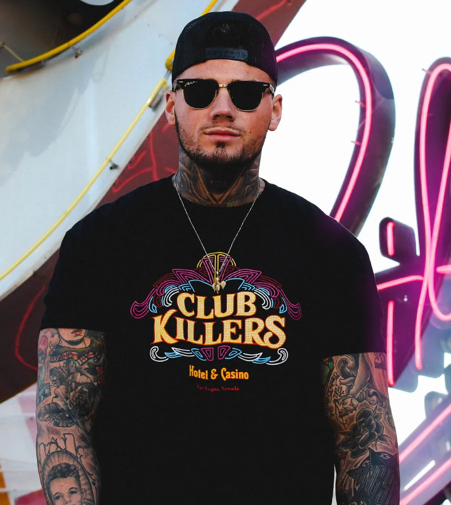 Club Killers Hotel & Casino T-Shirt - Black